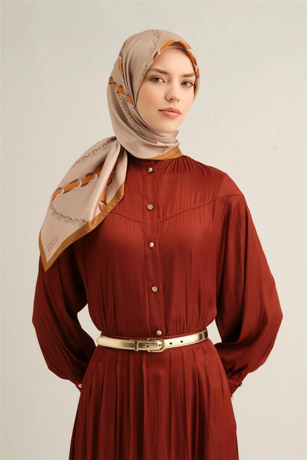 ARMİNE Sura İpek Eşarp 2025 Nostaji Yaz 9346D 38