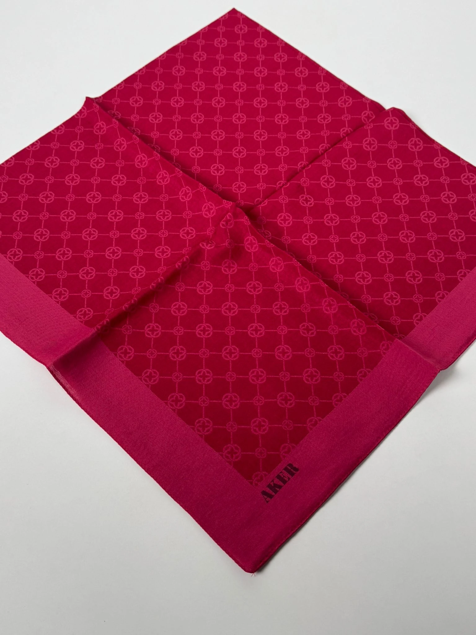 AKER Elegance Monogram Eşarp 993