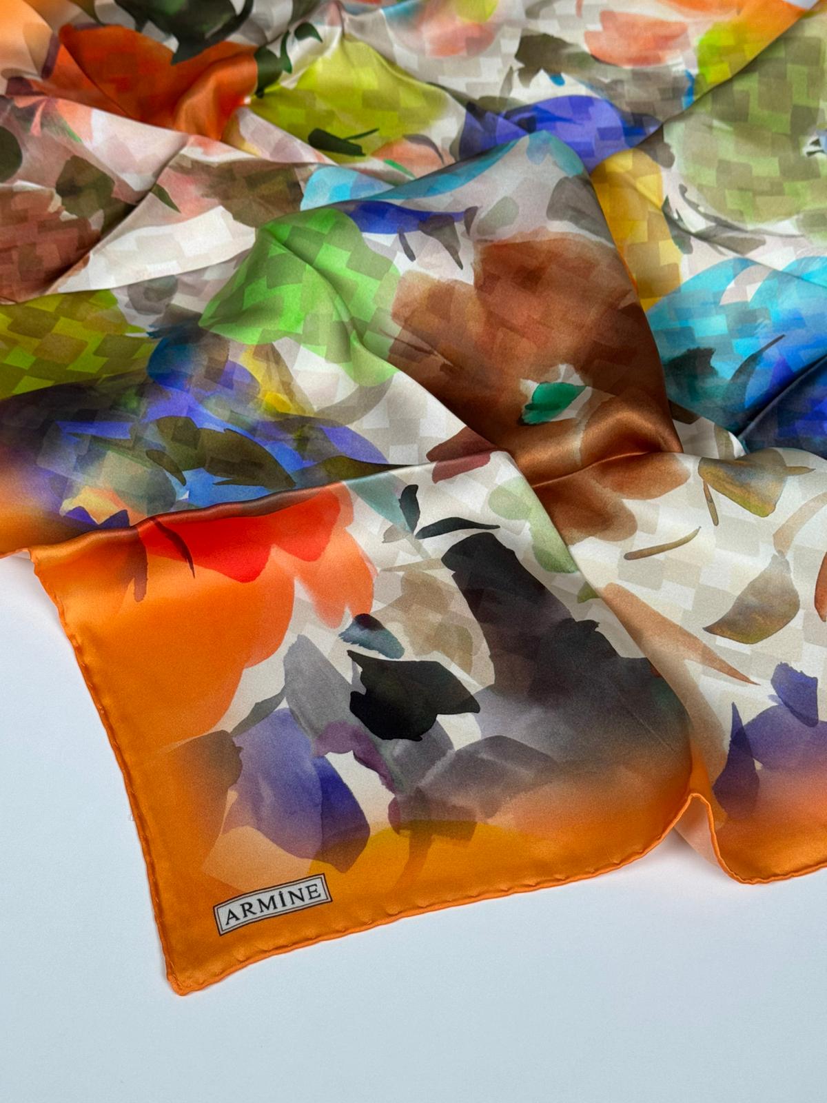 ARMİNE Sura İpek Eşarp 9103D 80