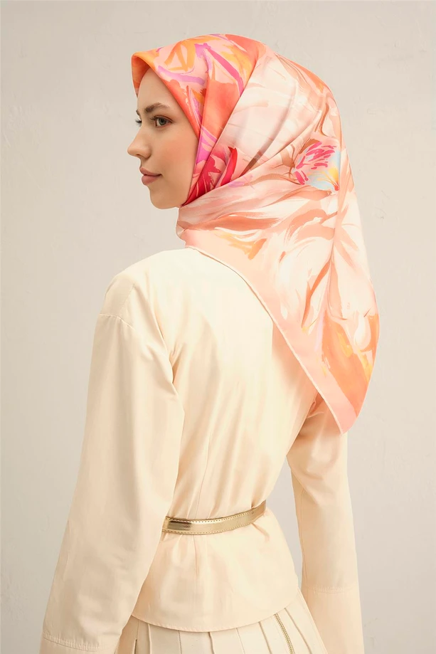 ARMİNE Sura İpek Eşarp 2025 Nostaji Yaz 9337D 82