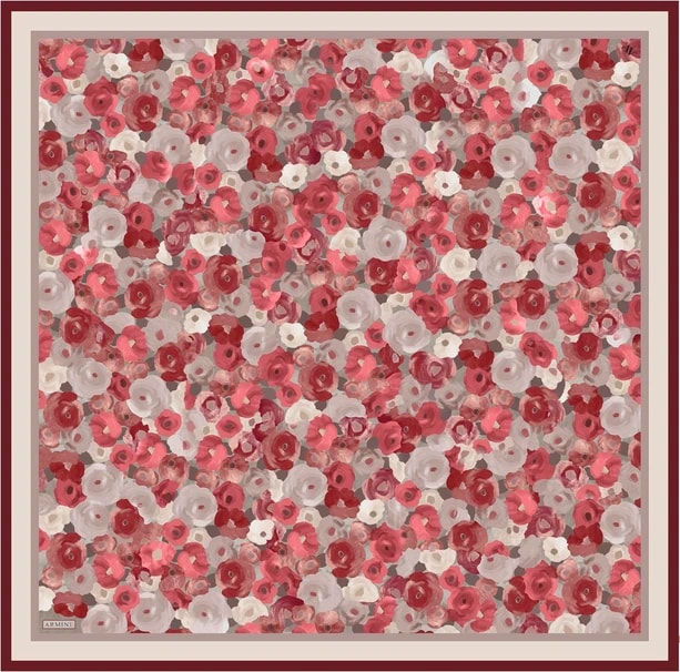 ARMİNE Sura İpek Eşarp 2025 Nostaji Yaz 9300D 83