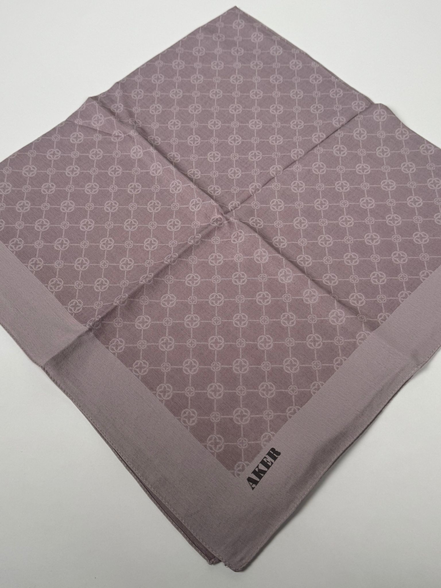 AKER Elegance Monogram Eşarp 991