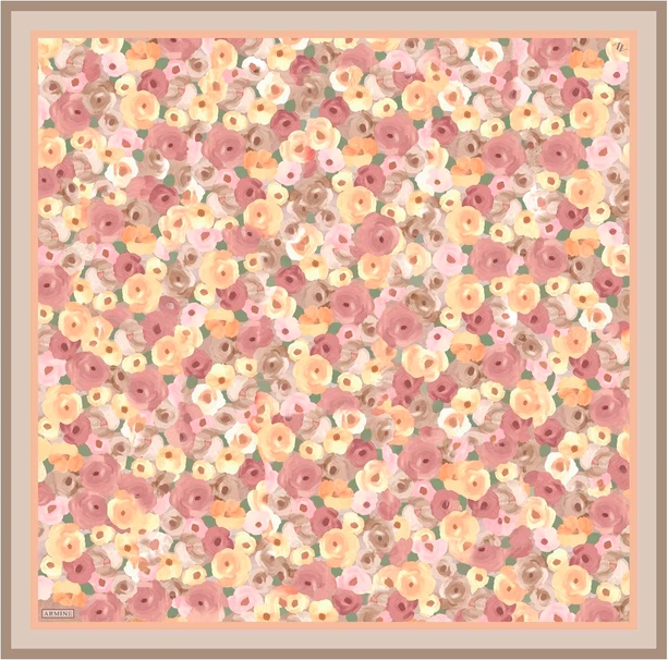 ARMİNE Sura İpek Eşarp 2025 Nostaji Yaz 9300D 01