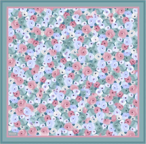 ARMİNE Sura İpek Eşarp 2025 Nostaji Yaz 9300D 50