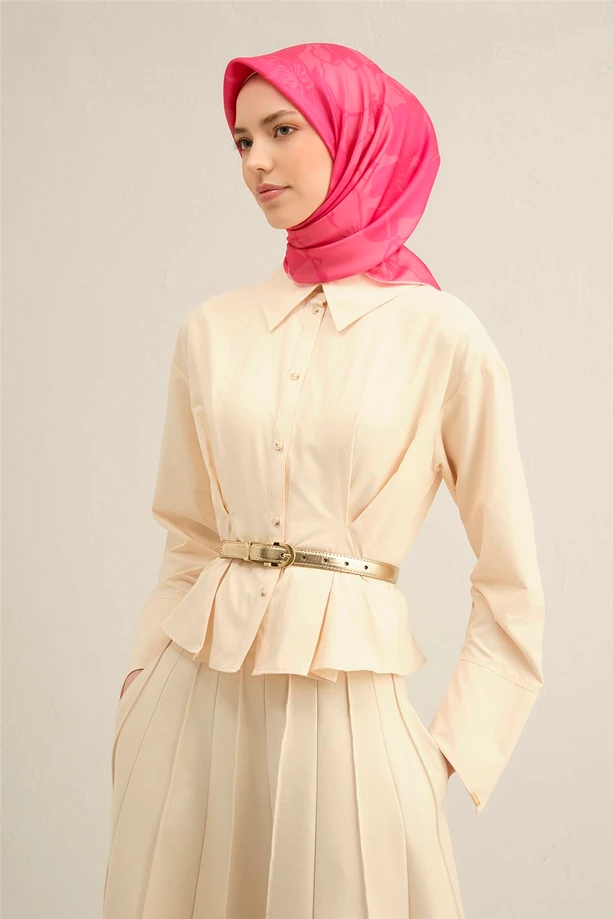 ARMİNE Sura İpek Eşarp 2025 Nostaji Yaz 9344D 30 