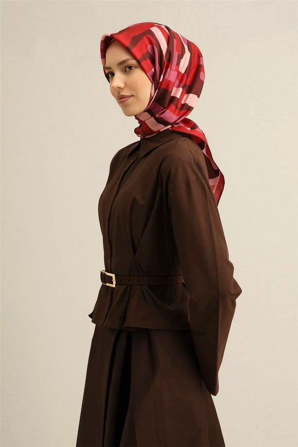 ARMİNE Sura İpek Eşarp 2025 Nostaji Yaz 9303D 83