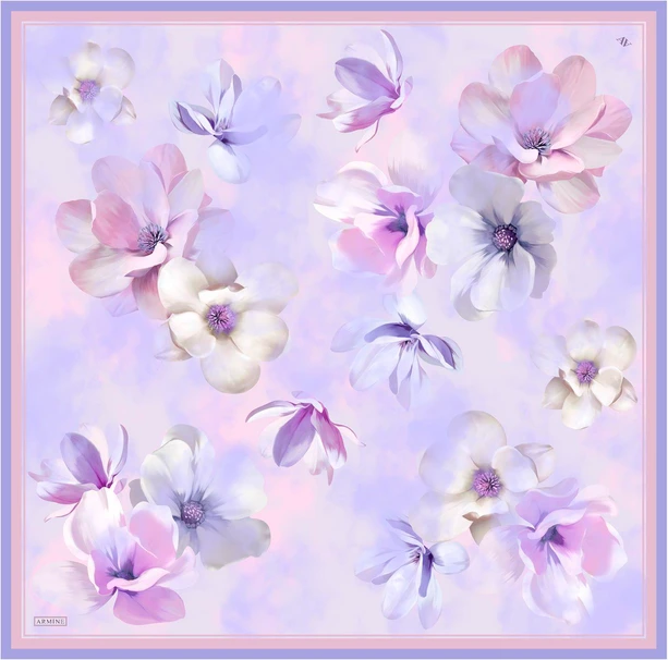 ARMİNE Sura İpek Eşarp 2025 Nostaji Yaz 9305D 81