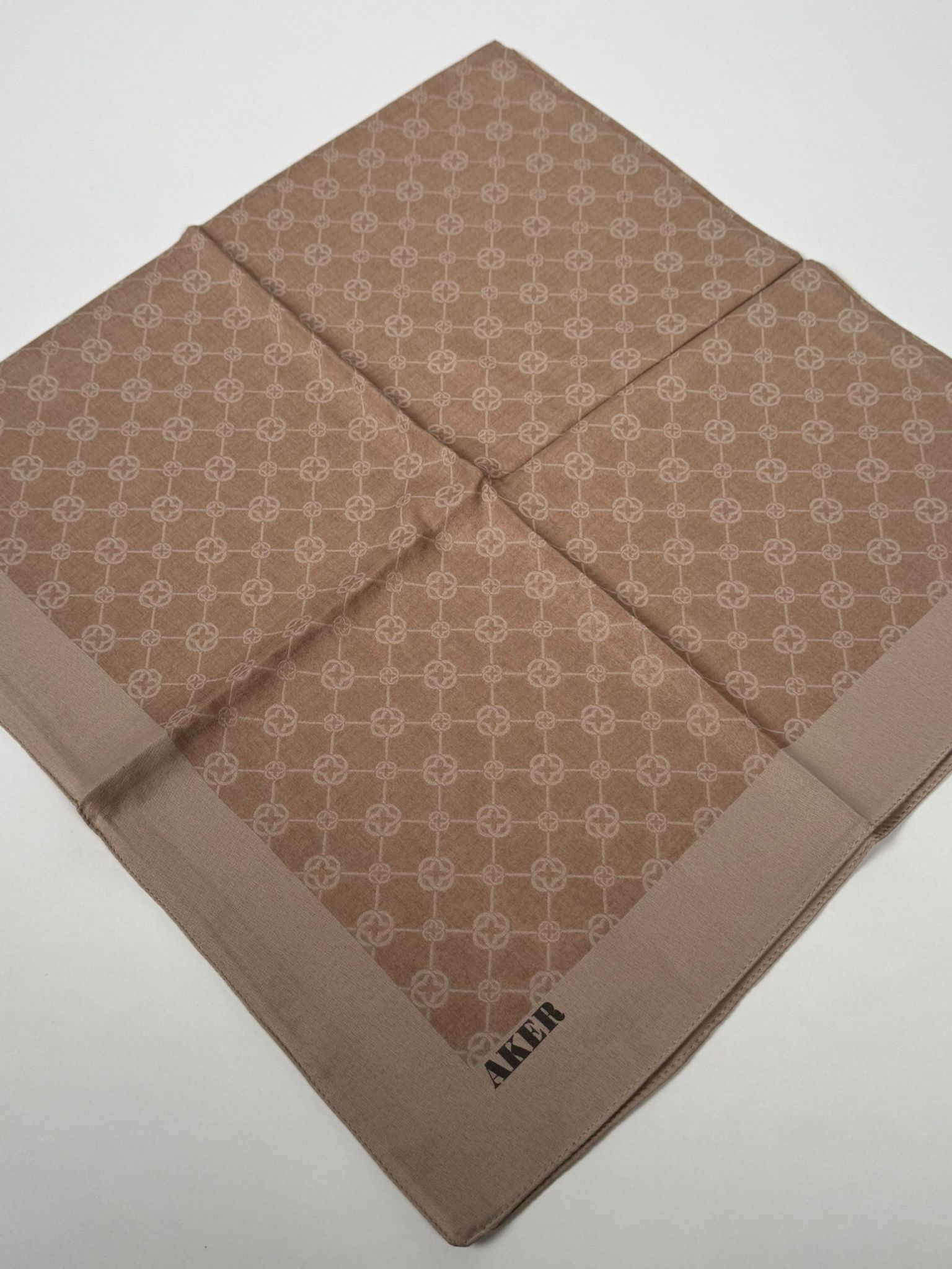 AKER Elegance Monogram Eşarp 983