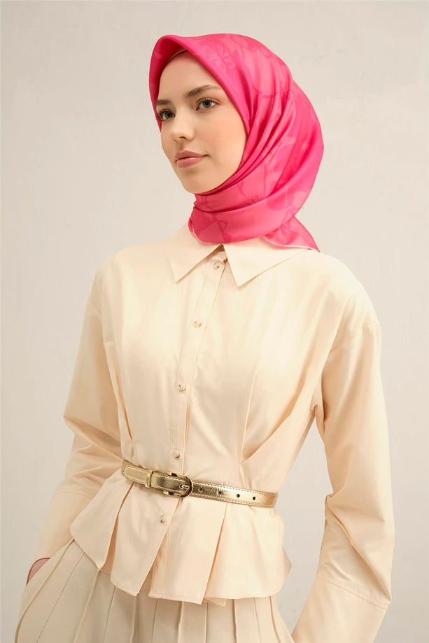 ARMİNE Sura İpek Eşarp 2025 Nostaji Yaz 9344D 30 