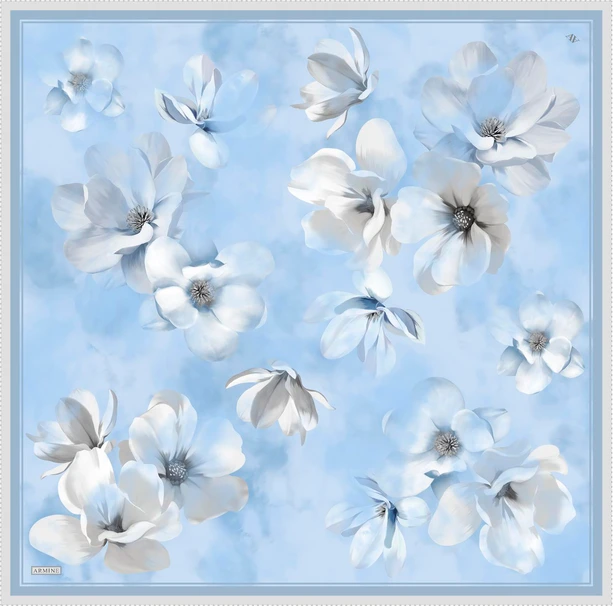 ARMİNE Sura İpek Eşarp 2025 Nostaji Yaz 9305D 87 