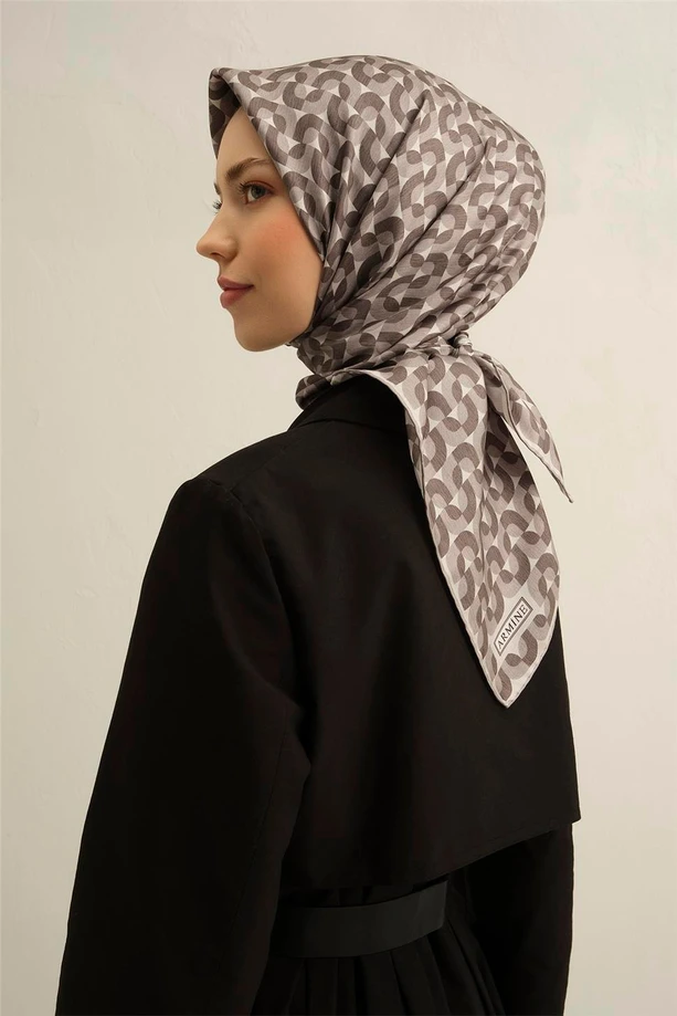 ARMİNE Sura İpek Eşarp 2025 Nostaji Yaz 9321D 06