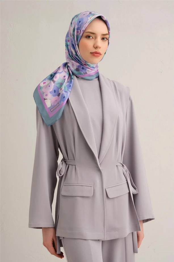 ARMİNE Sura İpek Eşarp 2025 Nostaji Yaz 9300D 57