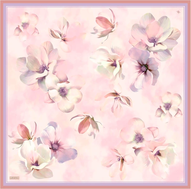 ARMİNE Sura İpek Eşarp 2025 Nostaji Yaz 9305D 54