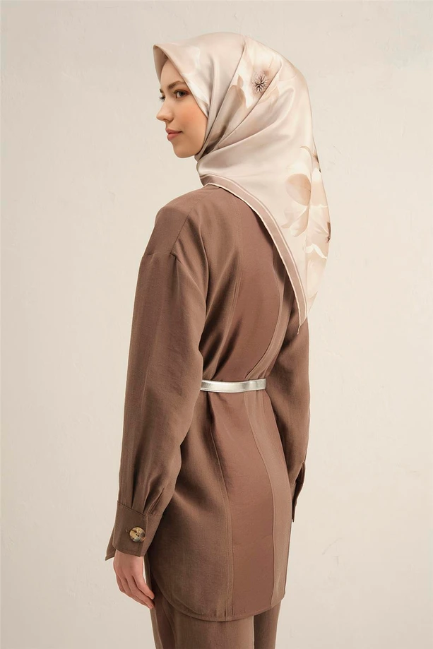 ARMİNE Sura İpek Eşarp 2025 Nostaji Yaz 9305D 05