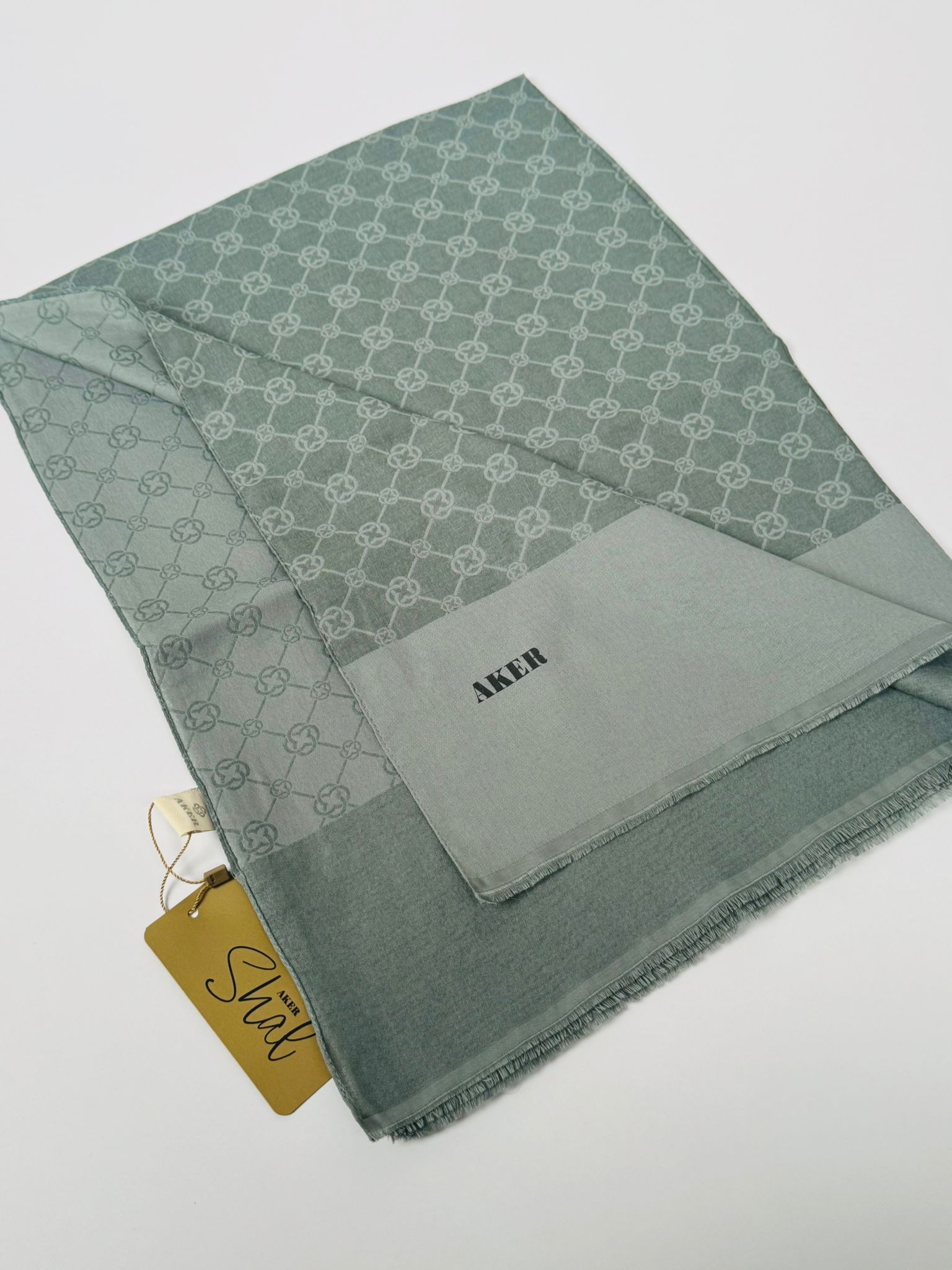 AKER Elegance Monogram Şal 951