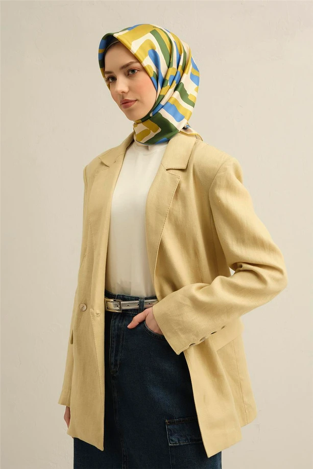 ARMİNE Sura İpek Eşarp 2025 Nostaji Yaz 9303D 01