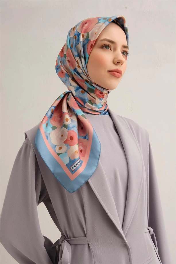 ARMİNE Sura İpek Eşarp 2025 Nostaji Yaz 9300D 02