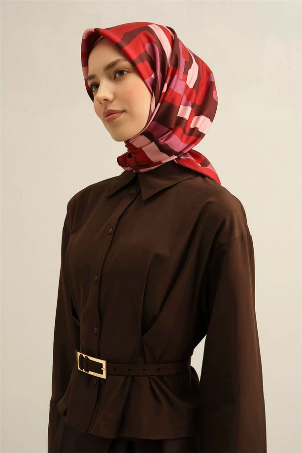 ARMİNE Sura İpek Eşarp 2025 Nostaji Yaz 9303D 83