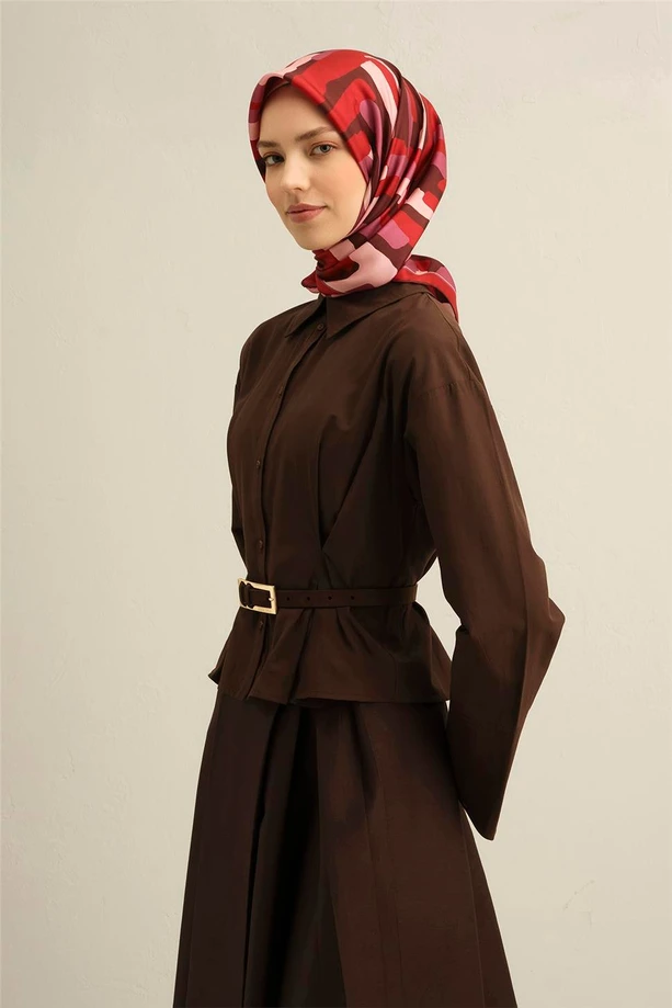 ARMİNE Sura İpek Eşarp 2025 Nostaji Yaz 9303D 83