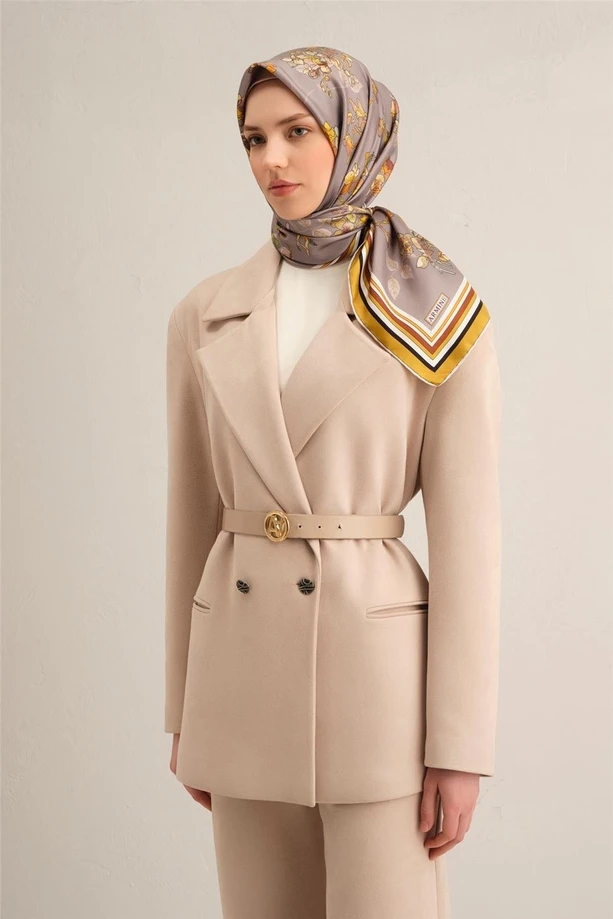 ARMİNE Sura İpek Eşarp 2025 Nostaji Yaz 9316D 34
