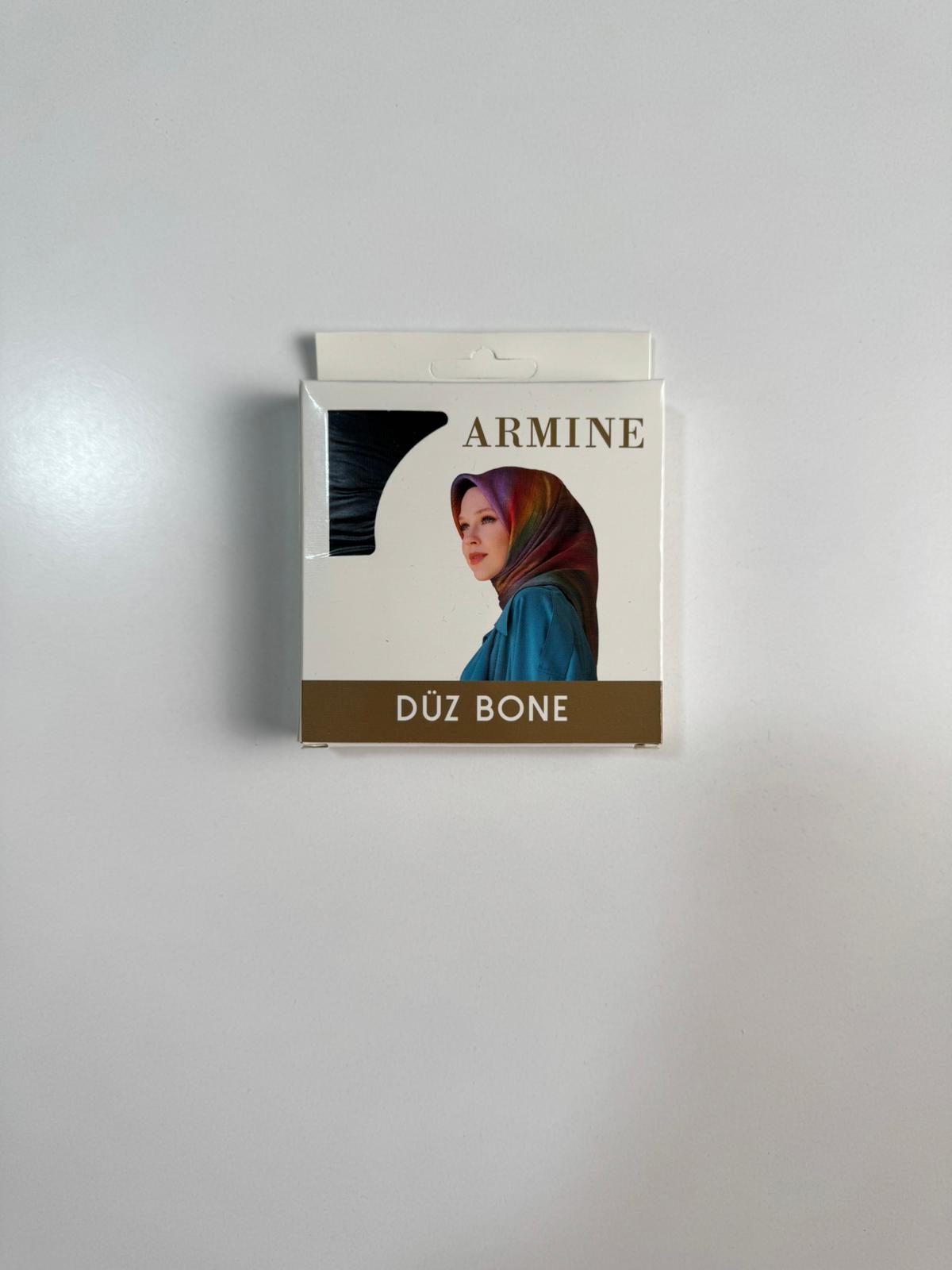 ARMİNE Dikişsiz Lüks Penye Bone (SİYAH)