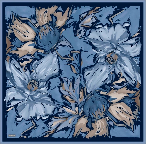 ARMİNE Sura İpek Eşarp 2025 Nostaji Yaz 9337D 81