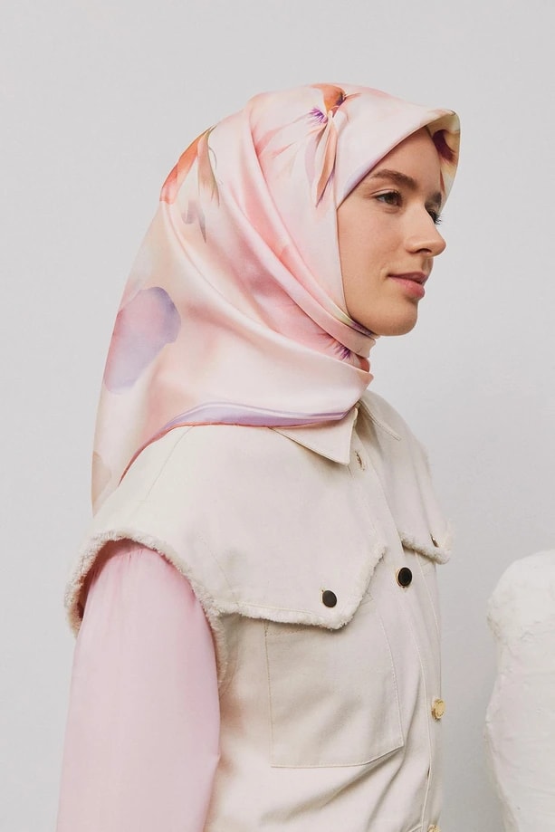 ARMİNE Sura İpek Eşarp 2025 Nostaji Yaz 9305D 54