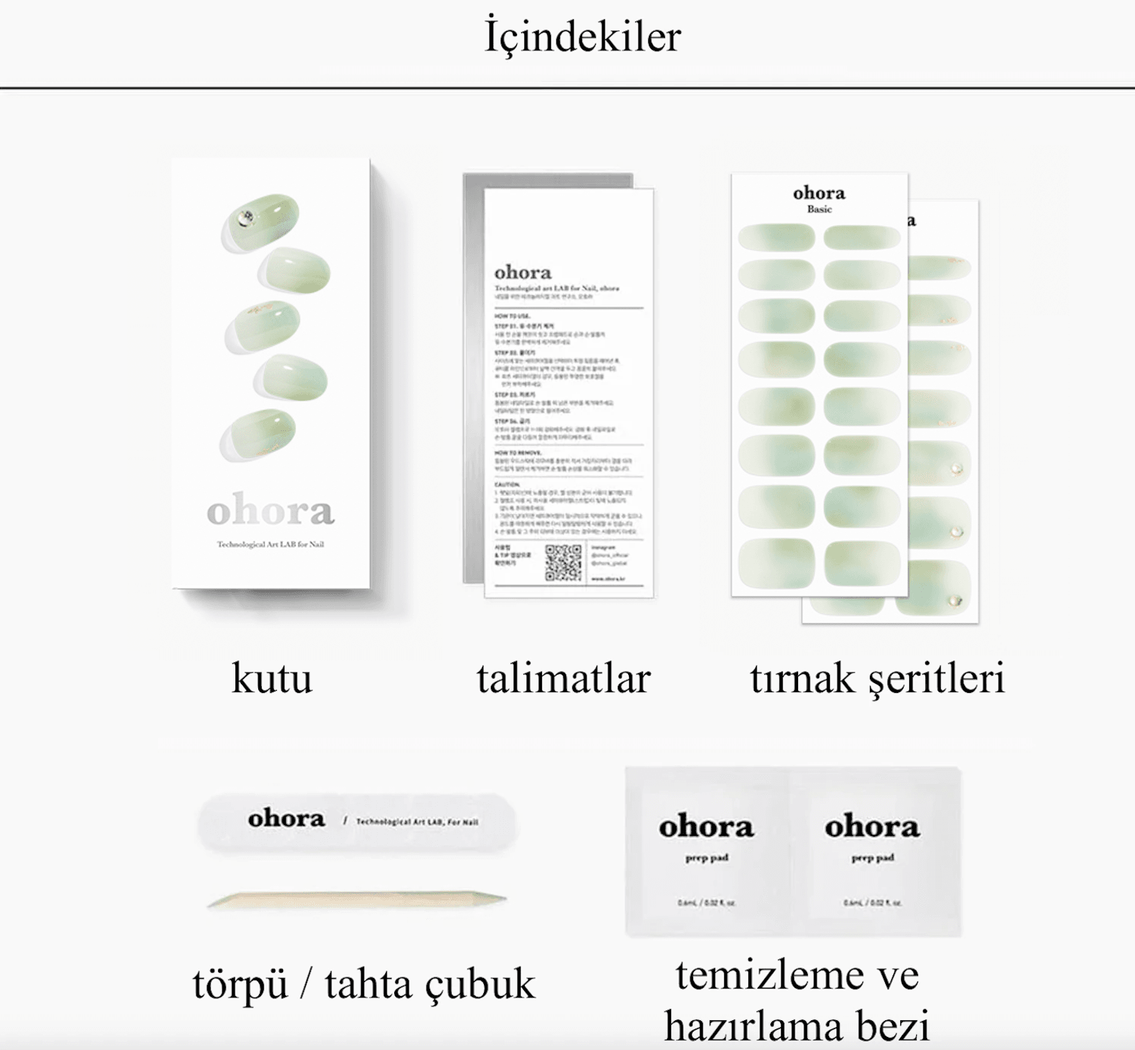 N Golden Matcha Jel Tırnak 30 Adet, 2 Kullanım