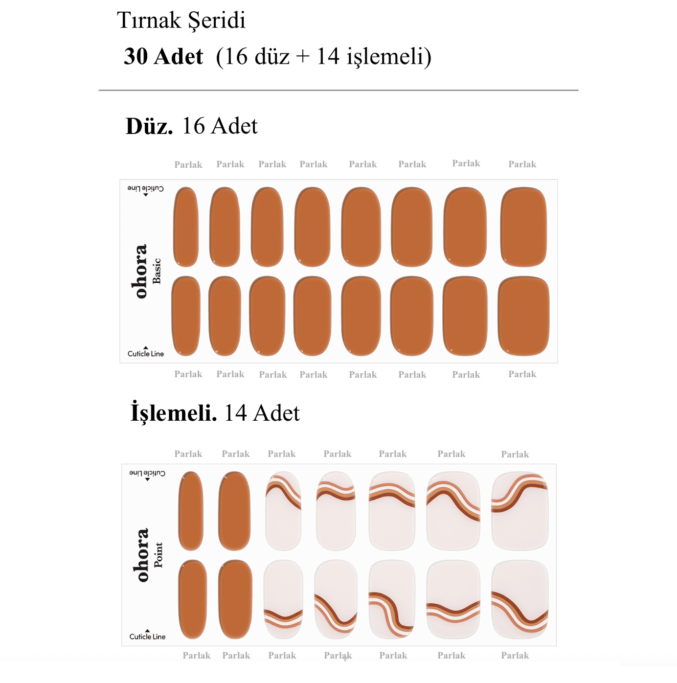 N Solar Jel Tırnak 30 Adet, 2 Kullanım