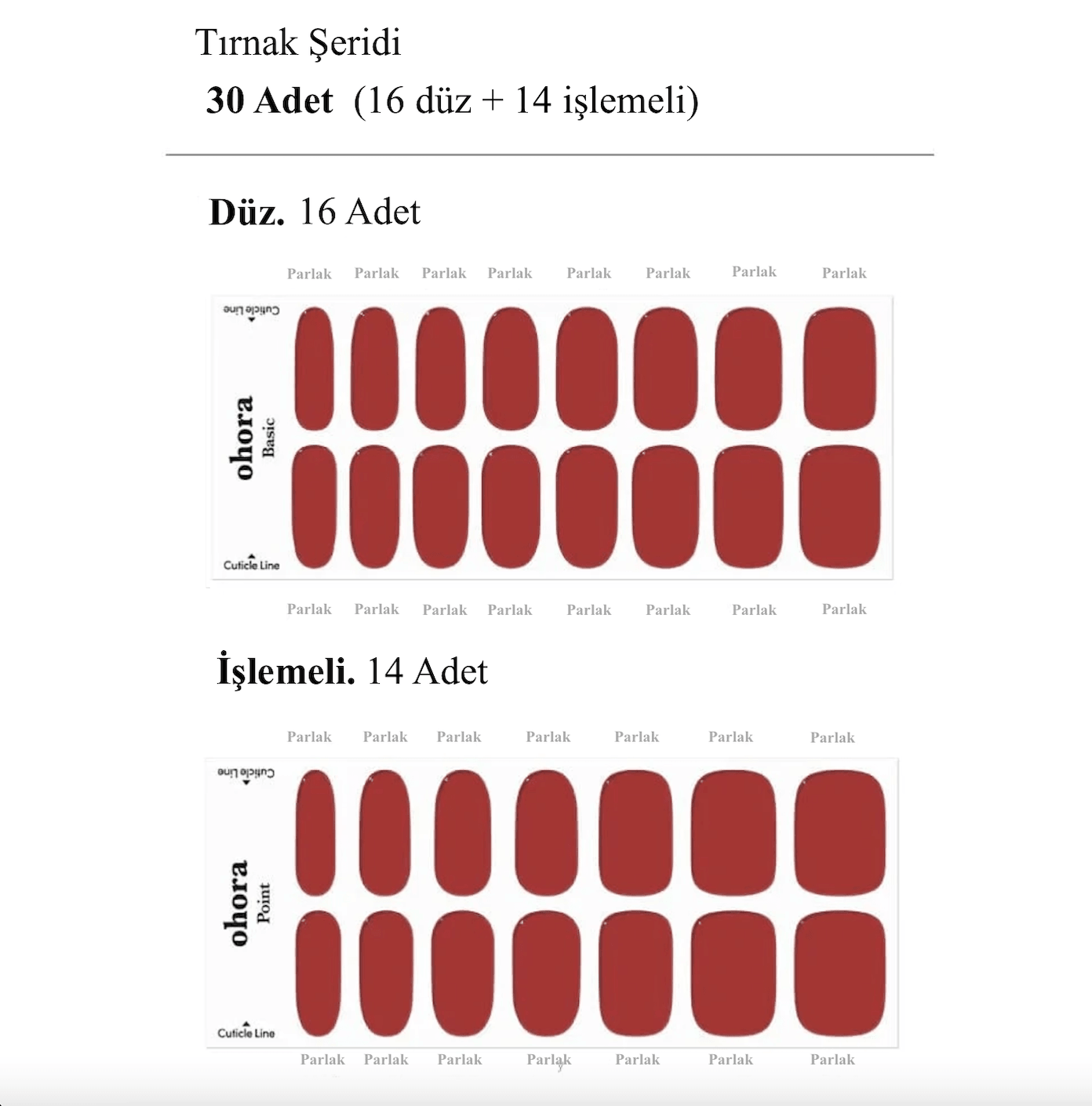 N Addict Jel Tırnak 30 Adet, 2 Kullanım