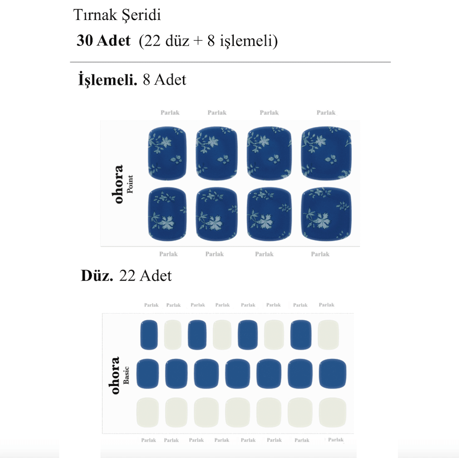 P Night Bud Jel Tırnak 32 Adet, 2 Kullanım