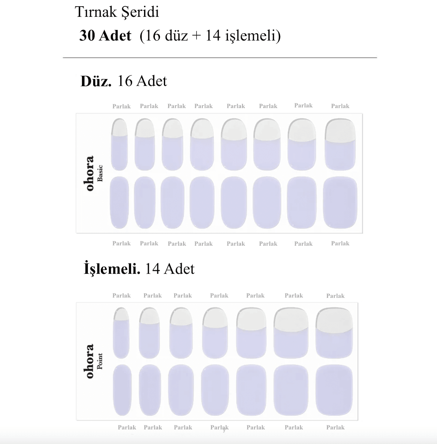 N Milky Taro Jel Tırnak 30 Adet, 2 Kullanım