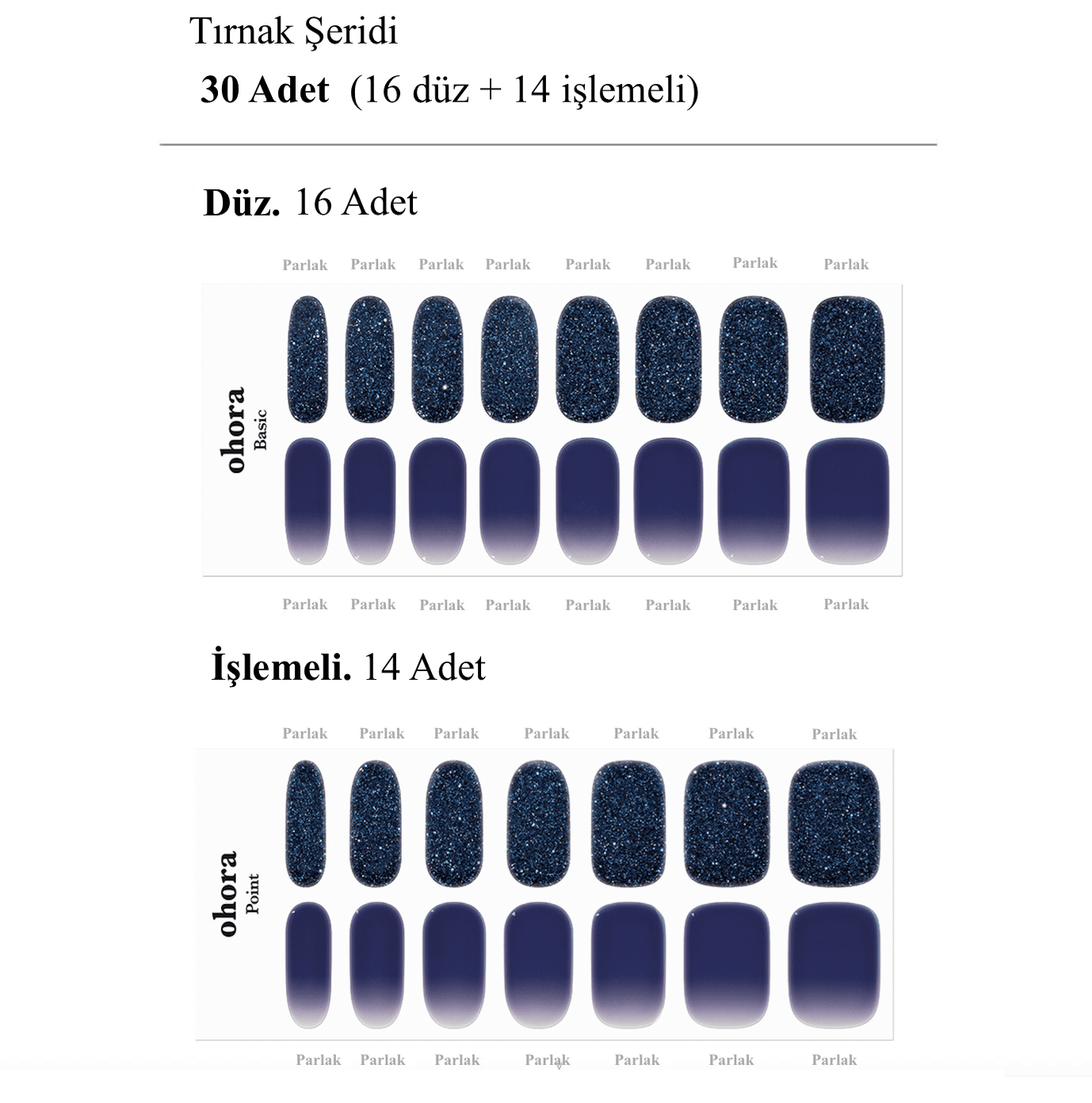 N Galaxy Jel Tırnak 30 Adet, 2 Kullanım