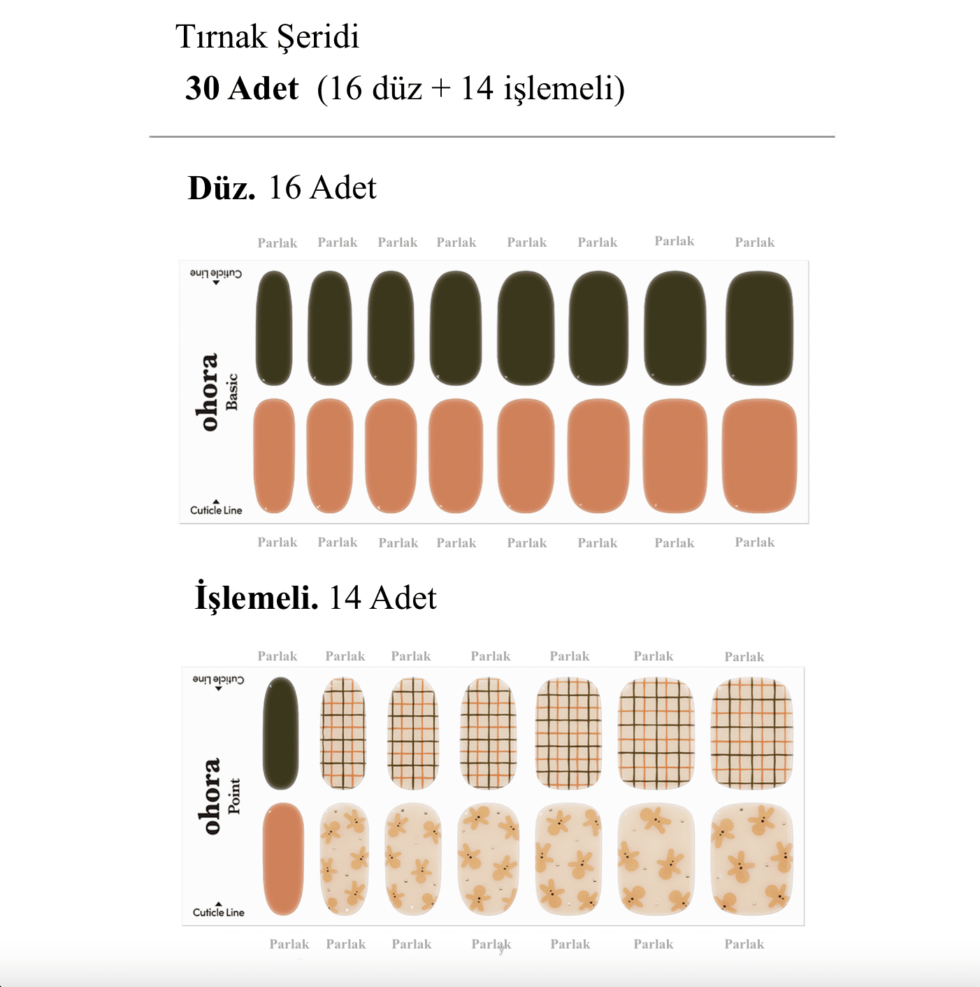 N Cookie Jel Tırnak 30 Adet, 2 Kullanım