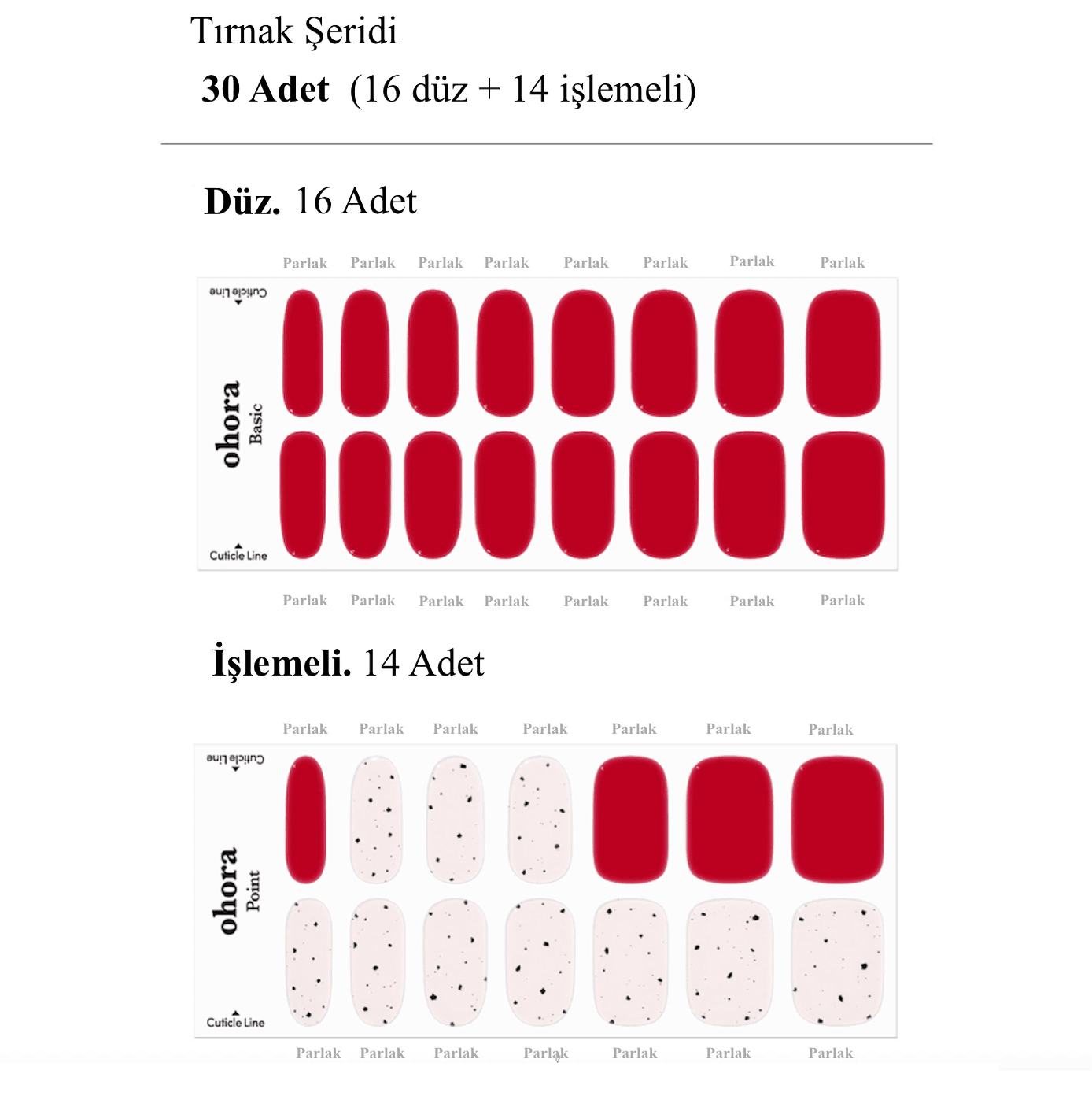 N Gaea Jel Tırnak 30 Adet, 2 Kullanım