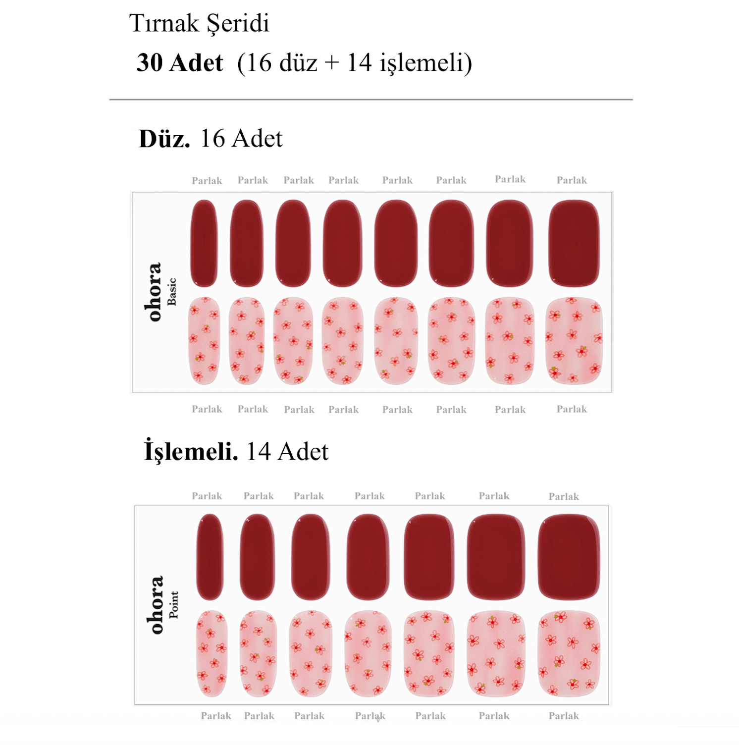 N Teeny Jel Tırnak 30 Adet, 2 Kullanım