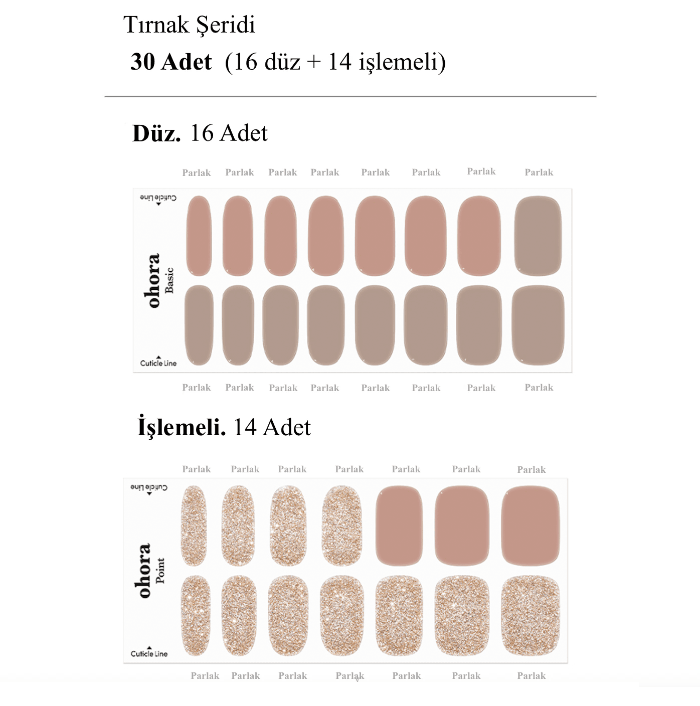 N Carmel Jel Tırnak 30 Adet, 2 Kullanım