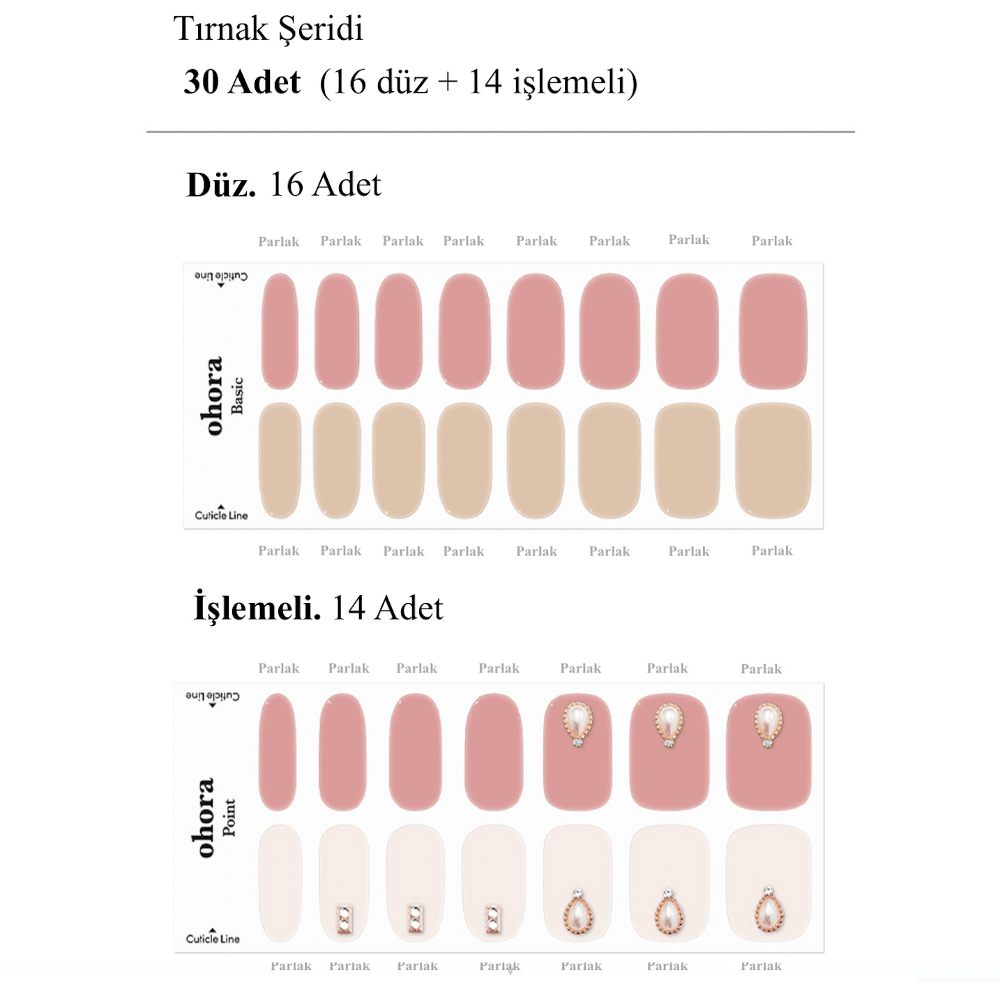 N Grace Jel Tırnak 30 Adet, 2 Kullanım