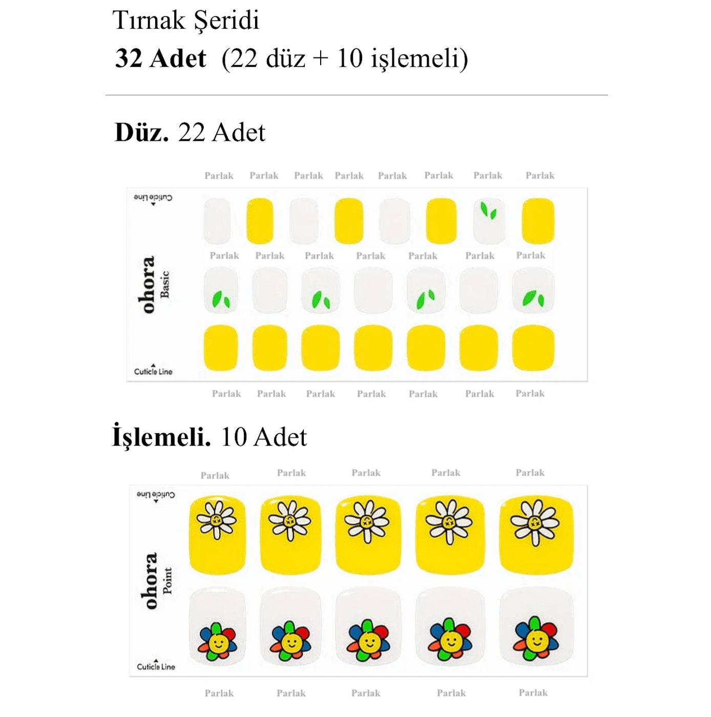 P Good Day Jel Tırnak 32 Adet, 2 Kullanım