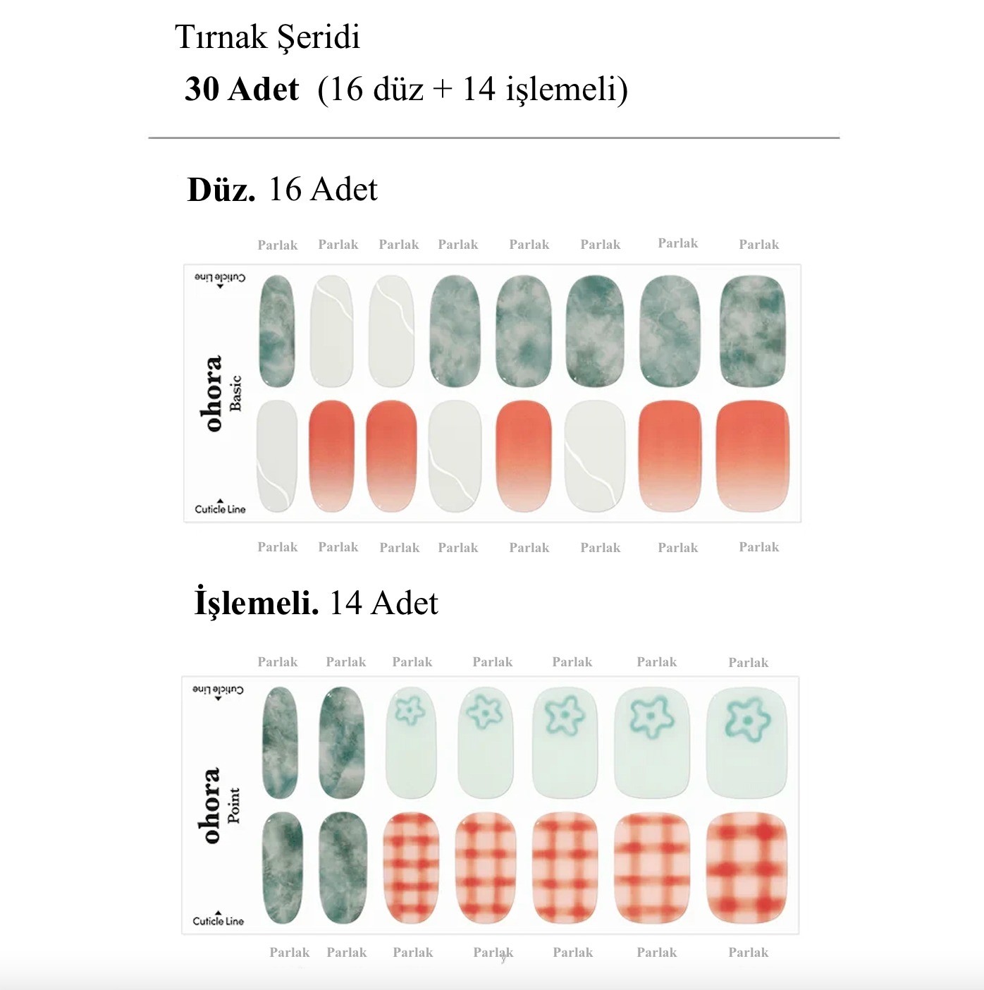 N Plop Jel Tırnak 30 Adet, 2 Kullanım