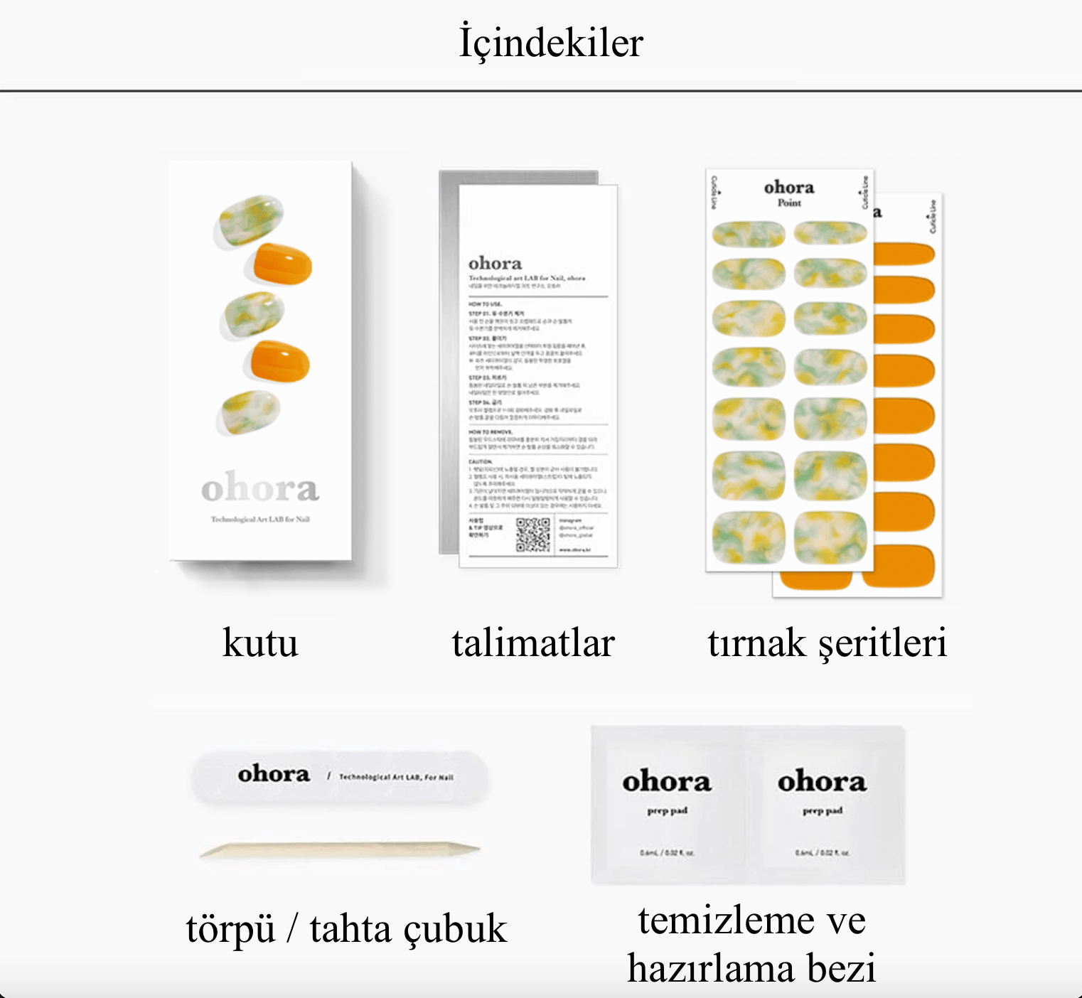 N Chlorophyll Jel Tırnak 30 Adet, 2 Kullanım