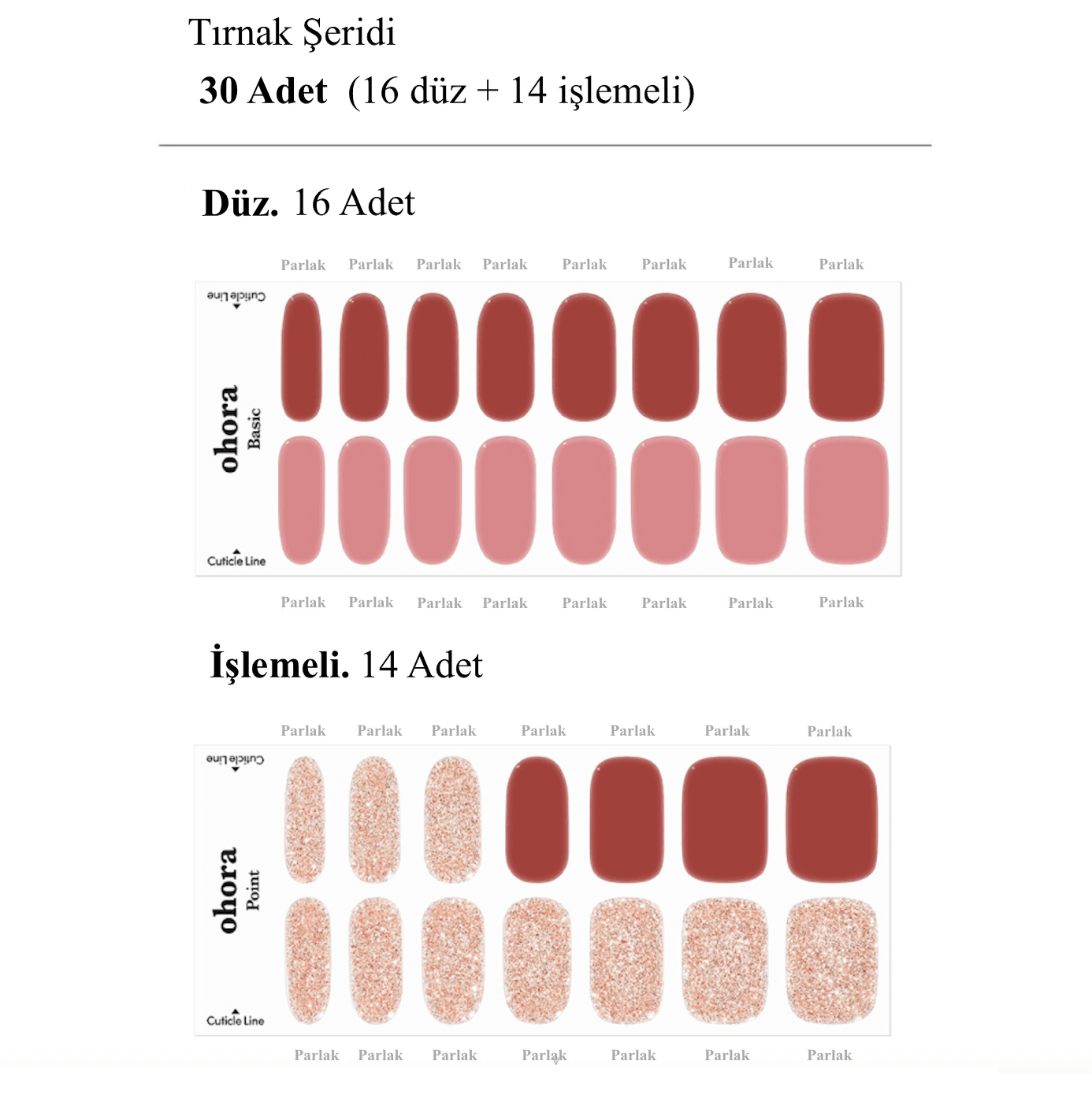 N Heimish Jel Tırnak 30 Adet, 2 Kullanım