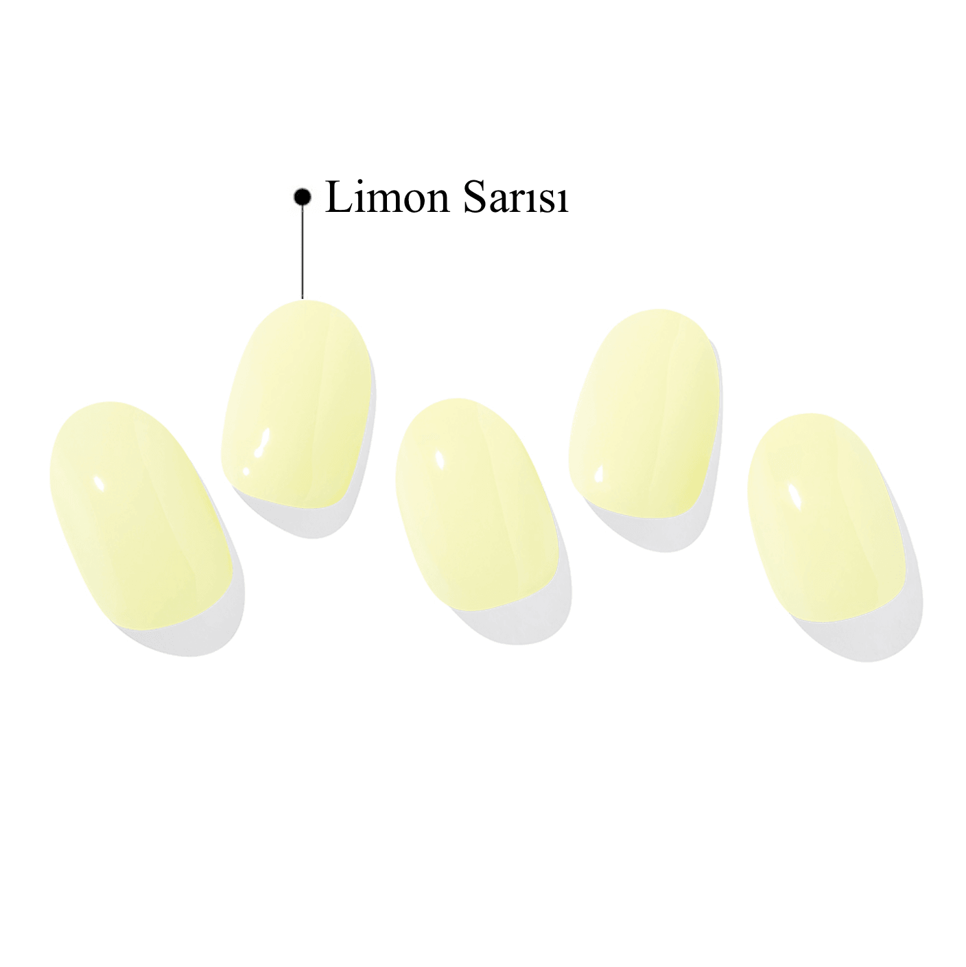 N Lemon Sugar Jel Tırnak 30 Adet, 2 Kullanım