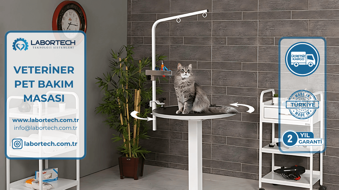Labortech veteriner pet bakım masası