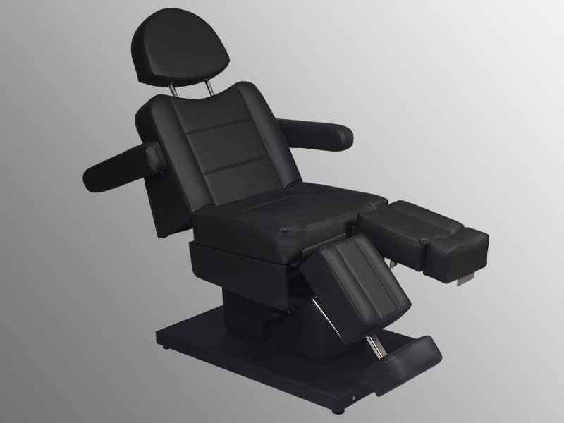 Vip 4 Motorlu Cilt Bakım ve Muayene Koltuğu-Siyah