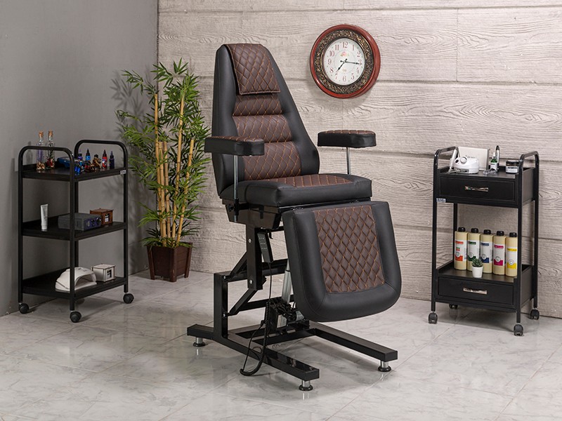 Elegance 3 Motorlu Cilt Bakım ve Muayene Koltuğu-Kahverengi | LaborTech-2517