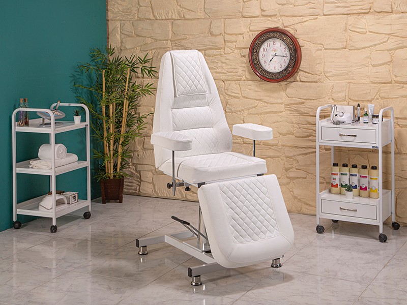 Royal Hidrolikli Cilt Bakım ve Bakım Koltuk-Beyaz | LaborTech-2411