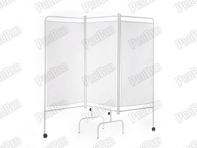 Eko 3 Bölmeli Paravan Perde-Beyaz | LaborTech-4102