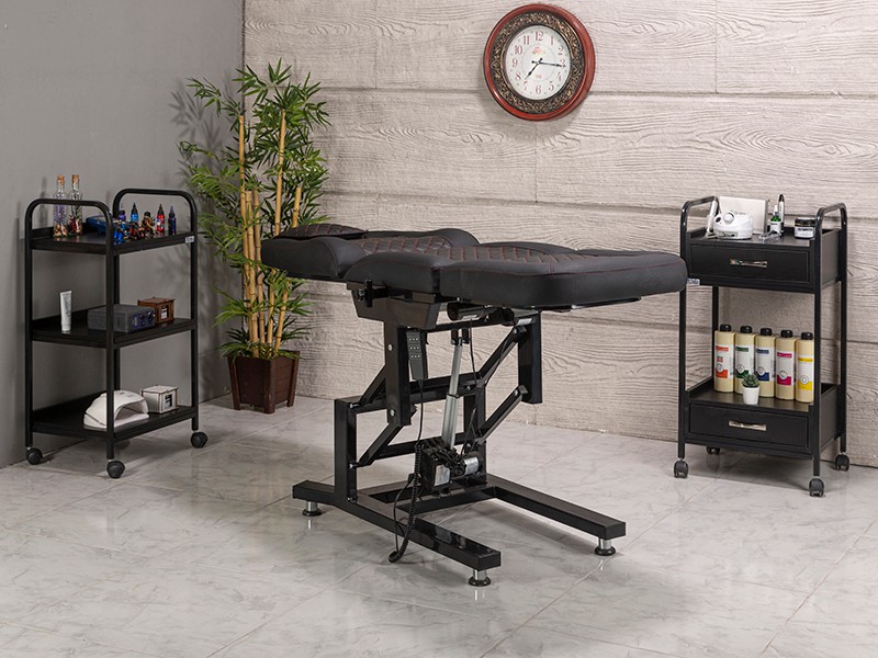 Elegance 3 Motorlu Cilt Bakım ve Muayene Koltuğu-Siyah | LaborTech-2515
