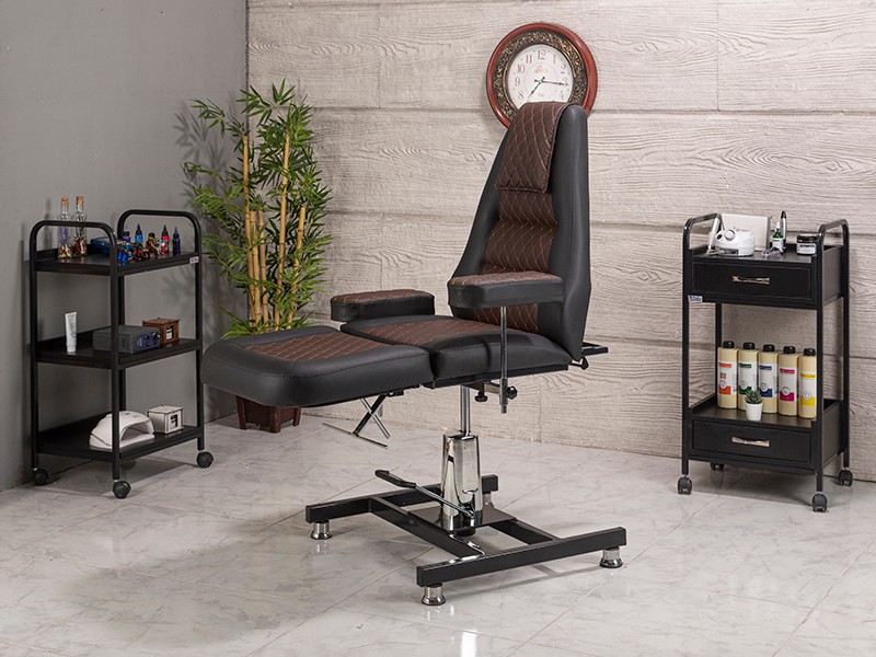 Royal Hidrolikli Tattoo ve Dövme Koltuğu-Kahverengi | LaborTech-9163